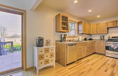Cadillac House | Cadillac Home w/Hot Tub & Lake Mitchell Views!