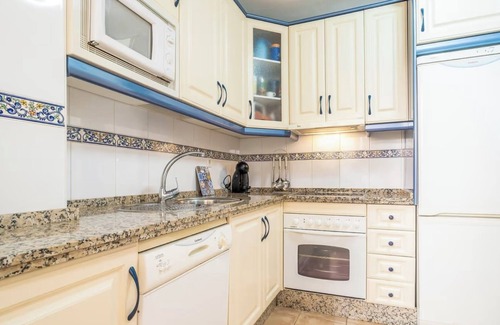 La Cala del Moral Apartment | Cala Bahia beach very close to the beach walking distance, with swimming pool and free garage.