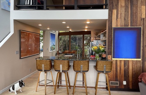 South Laguna House | California Dreaming .your own steps to the beach with gas fire pit