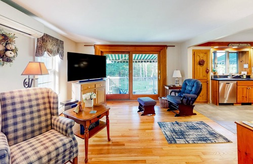 Kennebunk House | Calming home with private yard, deck, grill, firepit, rec room & updated kitchen