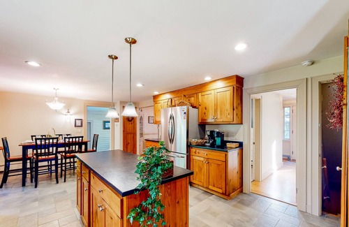 Kennebunk House | Calming home with private yard, deck, grill, firepit, rec room & updated kitchen