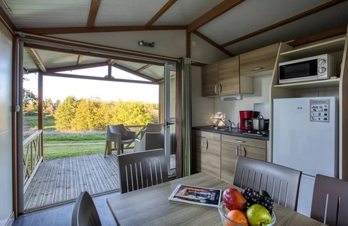 Saint-Cirq House | Camping Brin d'Amour * - NOUV. 2024, MODULO 3 CH, TV, CLIM, LAVE-V. ANIMAL NO ACCEPTE 6 persons