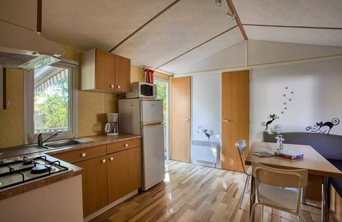 Saint-Cirq House | Camping Brin d'Amour * - BERMUDA MOBILE HOME - 3 BEDROOMS - ECONOMIC RANGE 6 people