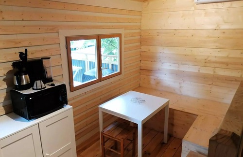 Saint-Vincent-de-Durfort House | Camping maeva Escapades Coeur d'Ardèche * - 3-Room Comfort Chalet for 5 People with Air Conditioning + TV