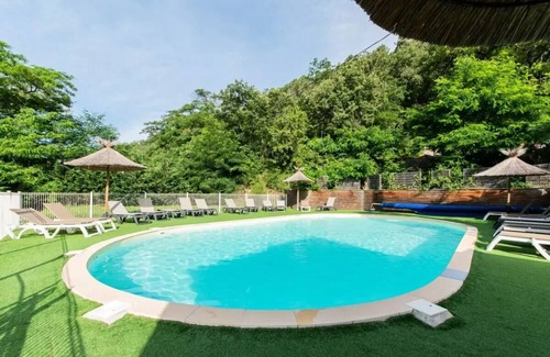 Saint-Vincent-de-Durfort House | Camping maeva Escapades Coeur d'Ardèche * - 3-Room Comfort Chalet for 5 People with Air Conditioning + TV