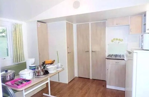 La Cassagne House | Camping de la Grande Prade * - Residence Mobile comfort Oak 3 Bedrooms with semi-covered wood terrace 18 m2 6 persons