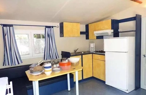 La Cassagne House | Camping de la Grande Prade * - Residence Mobile comfort Oak 3 Bedrooms with semi-covered wood terrace 18 m2 6 persons