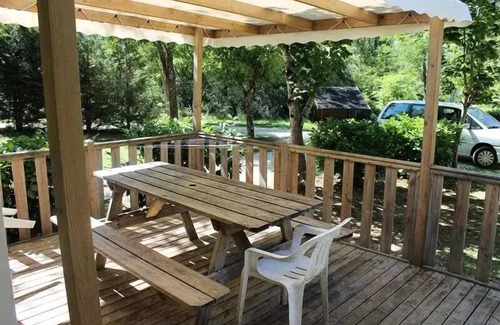 La Cassagne House | Camping de la Grande Prade * - Residence Mobile comfort Oak 3 Bedrooms with semi-covered wood terrace 18 m2 6 persons