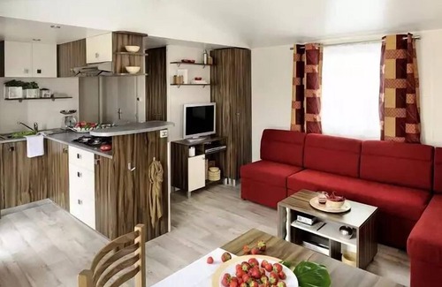 Souillac House | Camping La Paille Basse* - Mobil Home Premium 4 Rooms 7/8 People