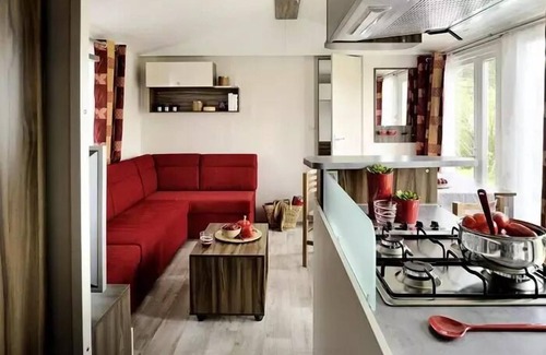 Souillac House | Camping La Paille Basse* - Mobil Home Premium 4 Rooms 7/8 People