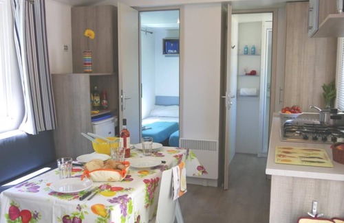 Province of Lecce House | Camping La Vecchia Torre Mobilehome Happy Comfort for 5 people