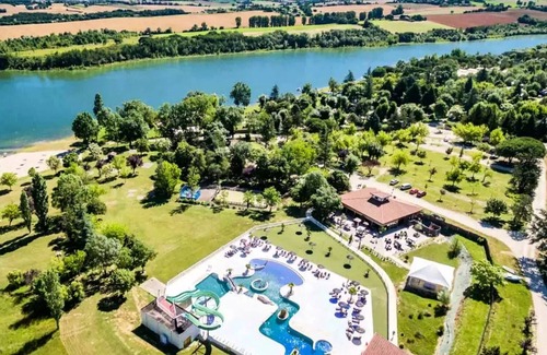 Saint-Cricq House | Camping Lac de Thoux* - Family Premium 3 Rooms 4 People Air Conditioned