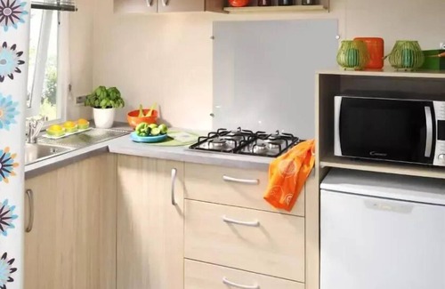Hautot-sur-Mer House | Camping Le Marqueval* - Super Mercure mobile home 3 rooms 4 people