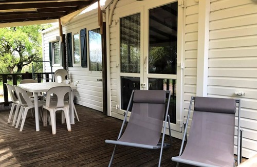 Rocamadour House | Camping LE ROC * - Mobil-Home Super 8 Pers (33,50m2) 8 persons