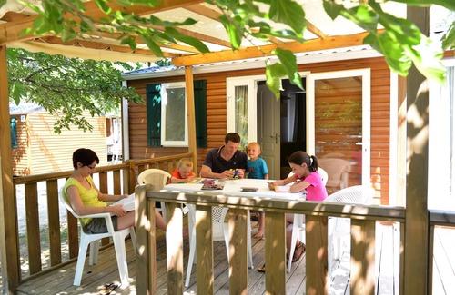 Laroque-des-Alberes House | Camping Les Albères * - Mobil Home Passion 3 Rooms 4/6 People Air Conditioned + TV