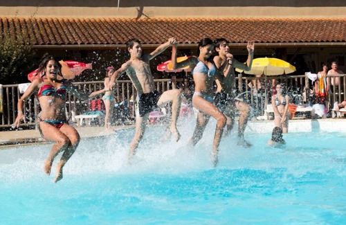 Estang Ski Chalet | Camping Les Lacs De Courtès* - Chalet Adour 3 Rooms 5 people