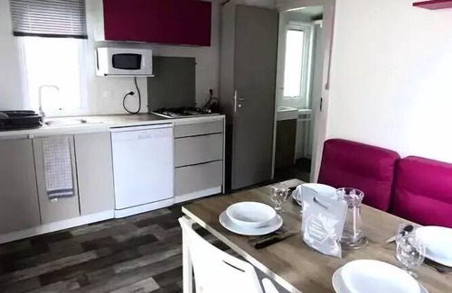 Sanguinet House | Camping Lou Broustaricq* - Mobile home Bornéo 3 Rooms 4 People Air Conditioned