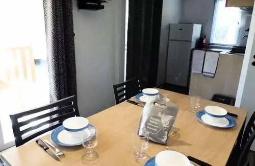Sanguinet House | Camping Lou Broustaricq* - Mobile home Macao 3 Rooms 4 People Air Conditioned