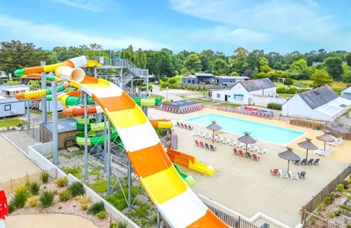 Benodet House | Camping maeva Club La Mer Blanche * - Mobile Home Groix 4 Rooms 6 People + TV