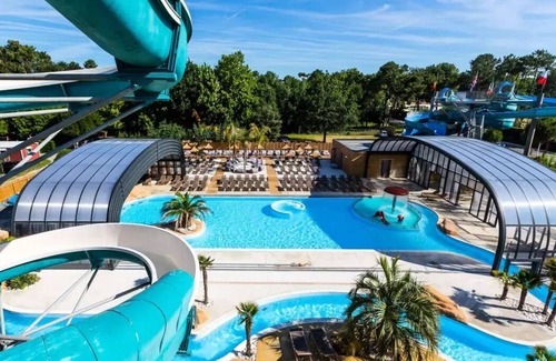 Les Mathes House | Campsite La Pinède* - Comfort 4-room mobile home for 6 people + TV