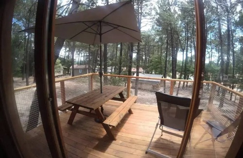 Bollene House | Campsite La Simioune* - Robinson Perched Cabin 2 adults + 2 children Without Sanitary