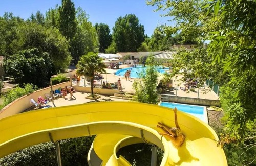 Angles House | Campsite Le Clos Cottet* - Classic 4-room mobile home for 6 people