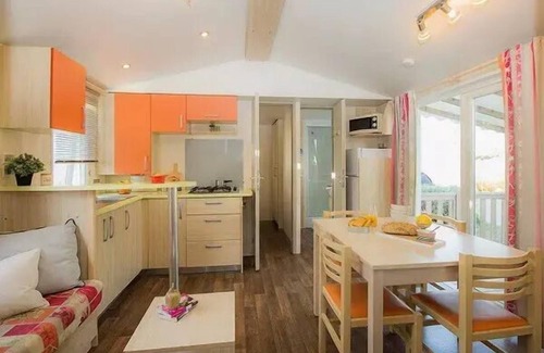 La Turballe House | Campsite Les Chardons Bleus* - 4-room Comfort mobile home for 6 people, air-conditioned + television