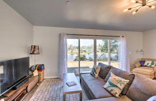 Ocean Shores House | Canal Cottage Retreat with Dock and Waterfront Views