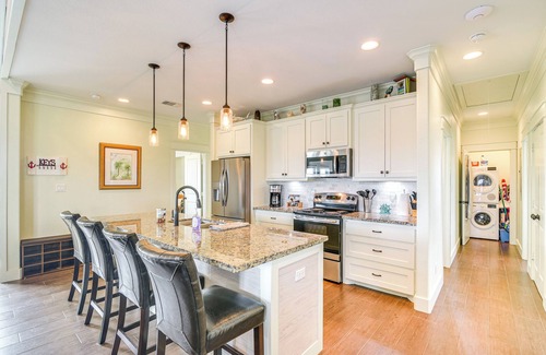 Port Bolivar House | Canal-Front Coastal Getaway in Gilchrist w/Deck