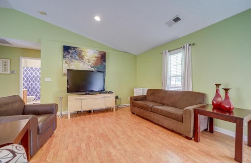 Candler House | Candler Home with Large Deck Hike, Bike and Unwind!