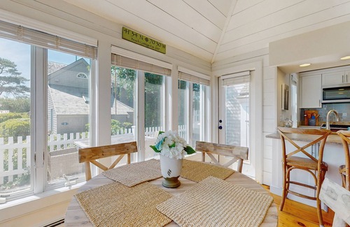 Mashpee House | Cape beach house steps to beach, a short walk to town & AC