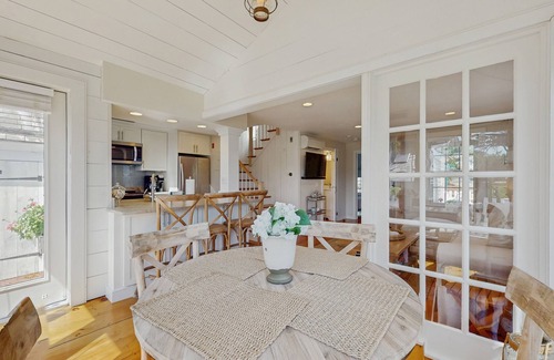 Mashpee House | Cape beach house steps to beach, a short walk to town & AC