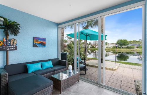 Sabal Harbour House | Cappy Hour! Lakefront townhome with backyard paradise and amazing community amenities!