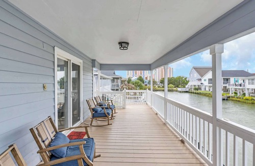 Cherry Grove Beach House | Captain's Cove - Pool, Rooftop and Inlet Views