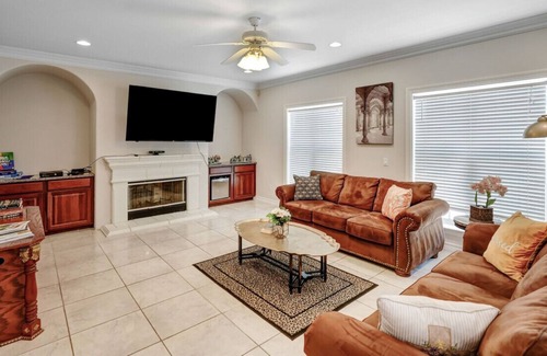 West Covina House | Captivating Chateau Getaway in Covina: 5BR Oasis with Pool, Fitness Studio, X-box Gaming, Chess, and Enchanting Gardens