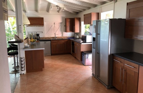 Saint-Francois House | Caribbean Oasis, Ocean view, large private pool, tropical garden, & min to beach