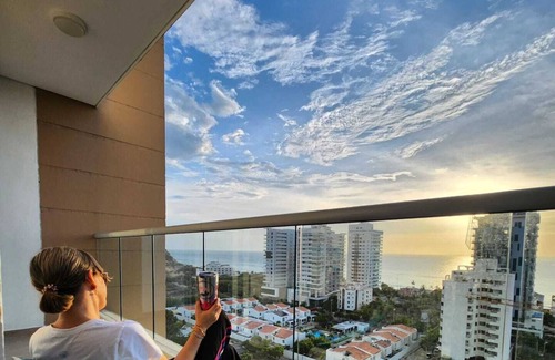 El Rodadero Apartment | Caribbean Sunset Santa Marta 2-bedroom apartment with stunning sea views