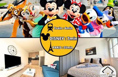 Serris Apartment | Cartier Disney 7min Train 6min Paris parking