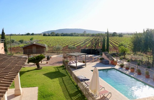 Biniali House | Cas Coix. Jacuzzi, gym & pool