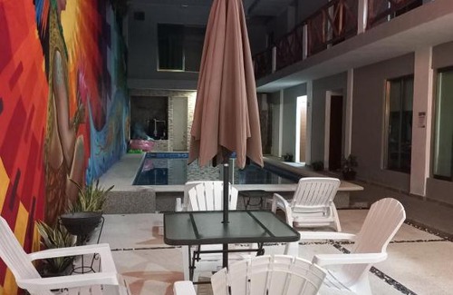 Downtown Cancun House | Casa Arya con Piscina 2 personas