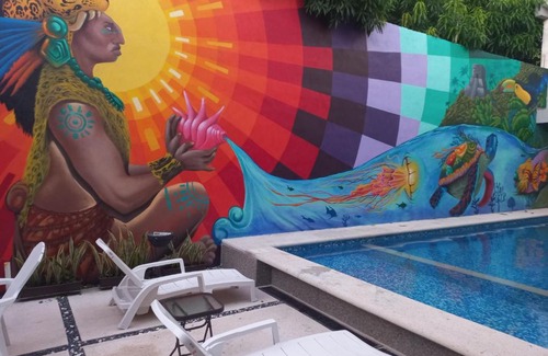 Downtown Cancun House | Casa Arya con Piscina 2 personas