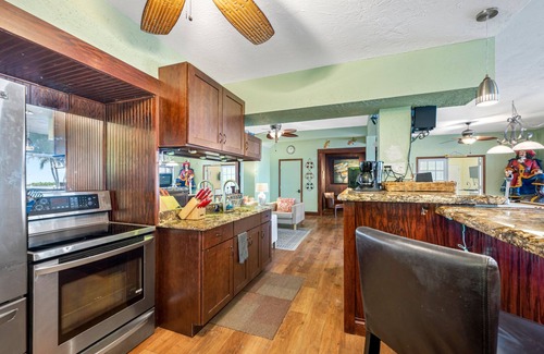 Redington Beach Villa | Casa Bonita - Grand Spanish Style Villa, NEW Pool w 2 Spas amid Tropical Gardens