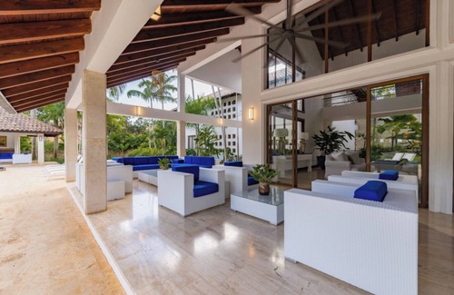 Casa de Campo Villa | Casa De Campo - Stunning Mansion Walking Distance to the Beach