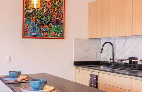 Downtown Guadalajara Apartment | Casa 'frida Kahlo' Departamento de 2 Recamaras y 2 Baños en la Col. Americana