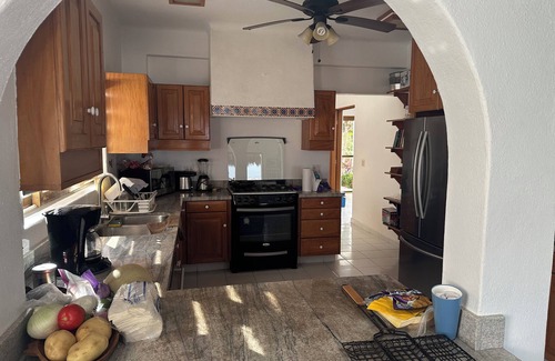 Manzanillo House | Casa Lang 4 BR/Bath pool on flat calm beach steps to restaurants in secure area.
