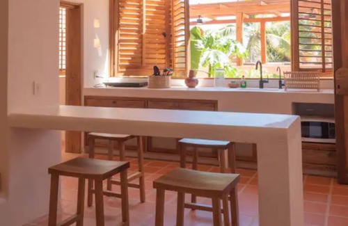 Chacala Condo | Casa Liquen "Mahogany-Parota Room"