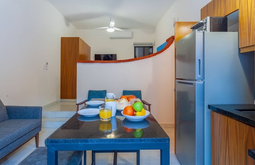 Colonia 5 de Diciembre Apartment | Casa Loro Azul PV Unit 2 NEW with Rooftop pool 1BD Studio for rent in 5 de Dicie