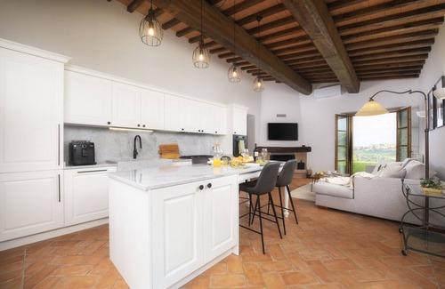 Castelmuzio Villa | Casa Ora d’Oro - PANORAMIC VIEWS/POOL/PRIVATE GARDEN