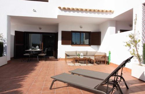 Mar de Pulpi Apartment | Casa Tapas y vino apartamento con jardin y piscina comunitaria