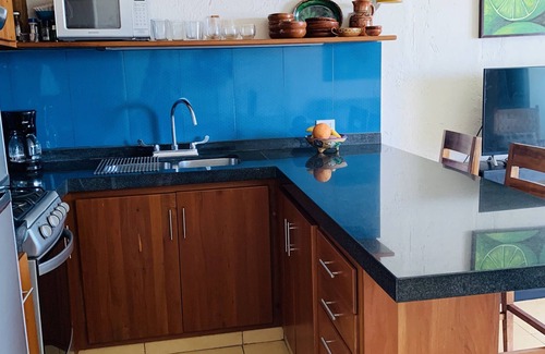 Puerto Morelos Condo | Casita Blanca gem overlooking a gorgeous pool and the Caribbean Sea!